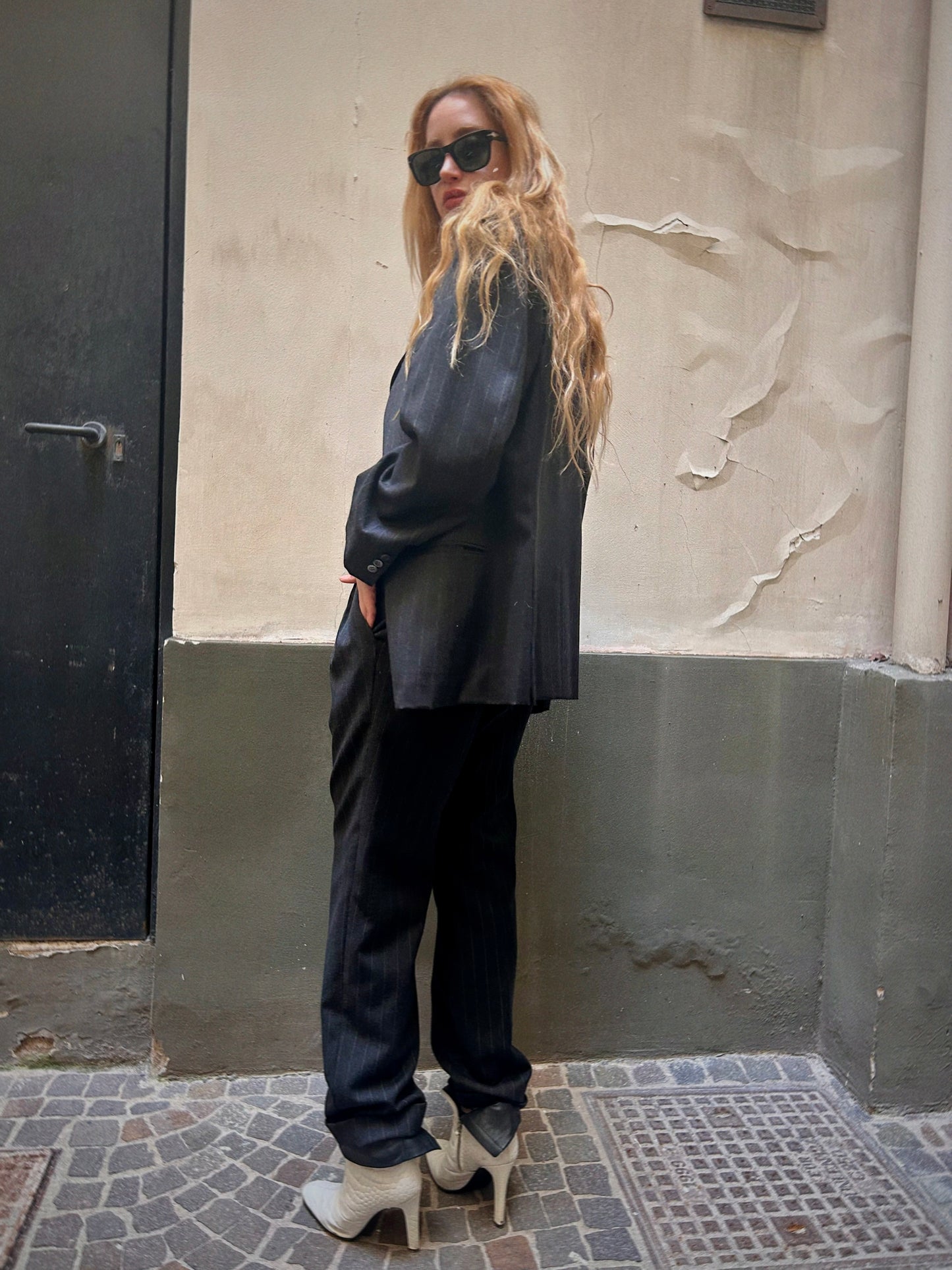 Vintage Pierre Cardin pinstripe suit set