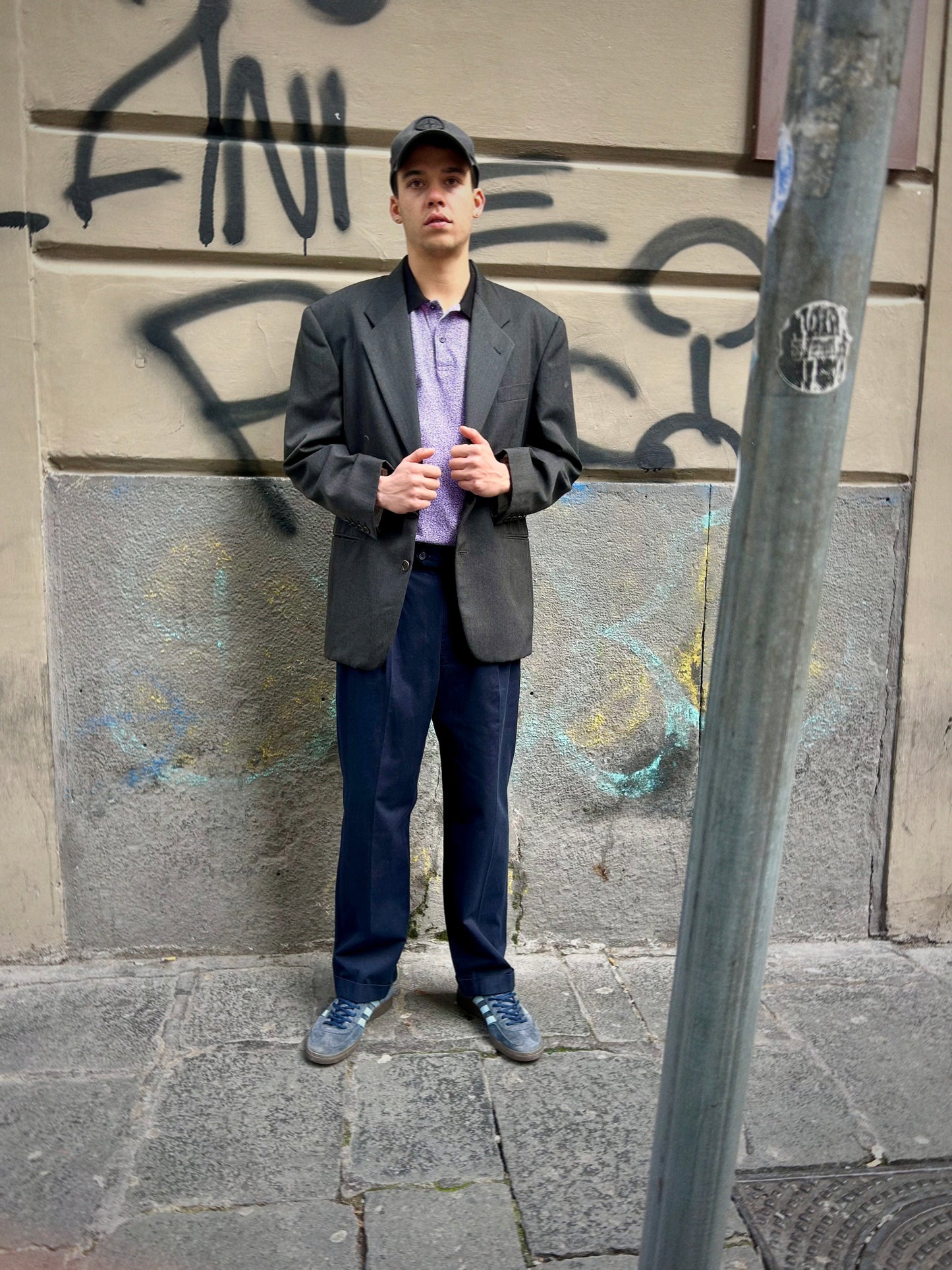 VINTAGE VALENTINO COUTURE 90s OVERSIZED WOOL BLAZER