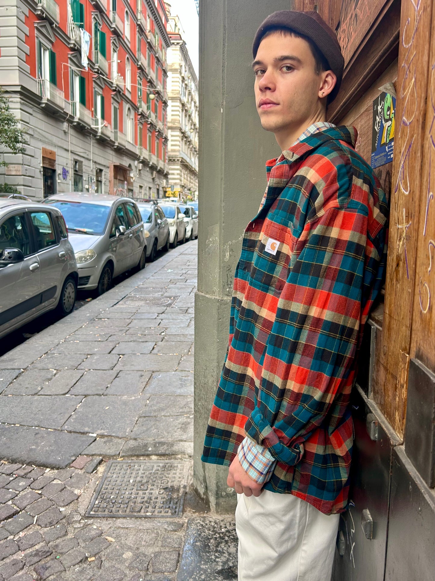 Vintage Carhartt Plaid Flannel Shirt