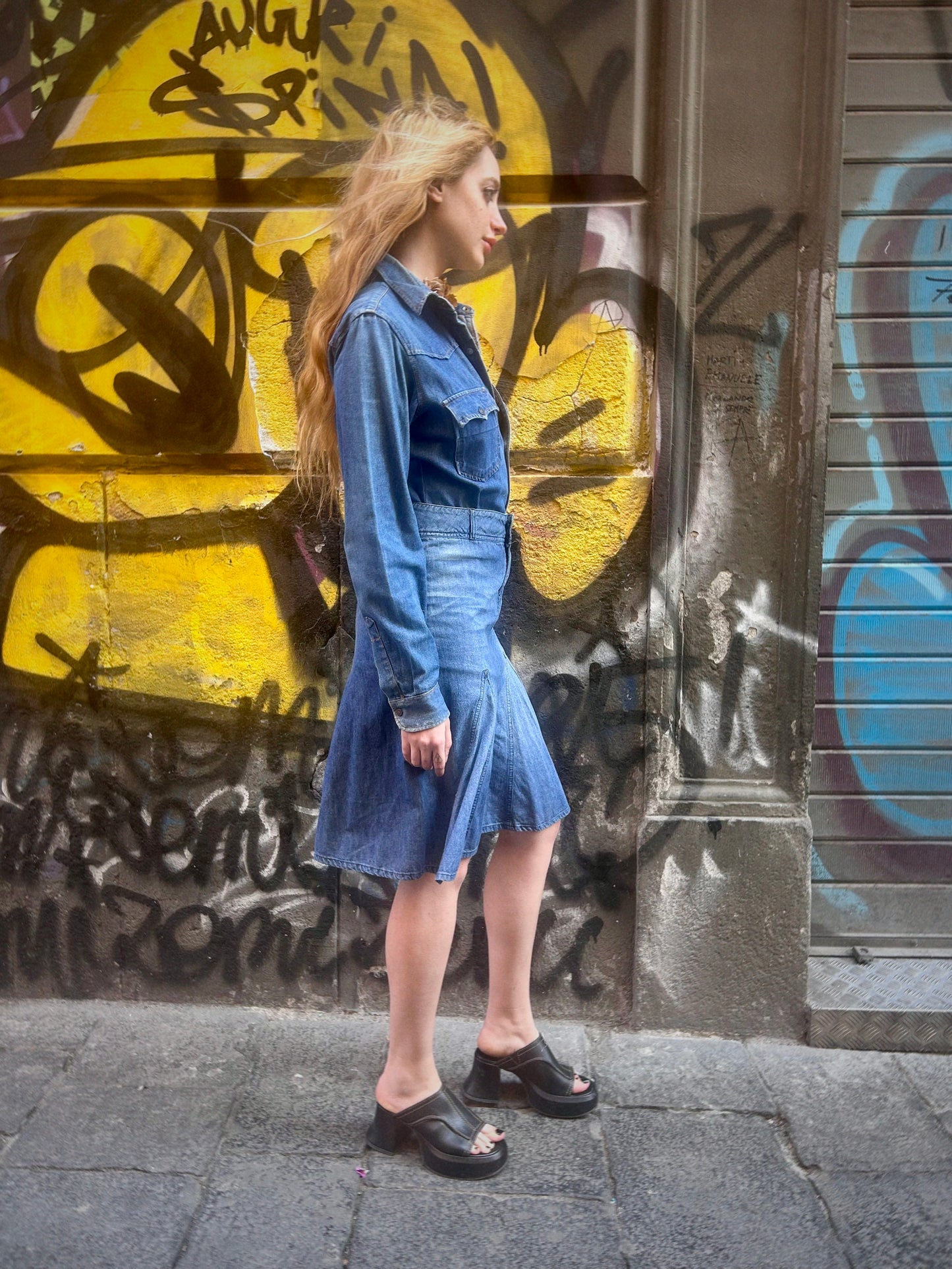 Diesel Denim Skirt – Asymmetric