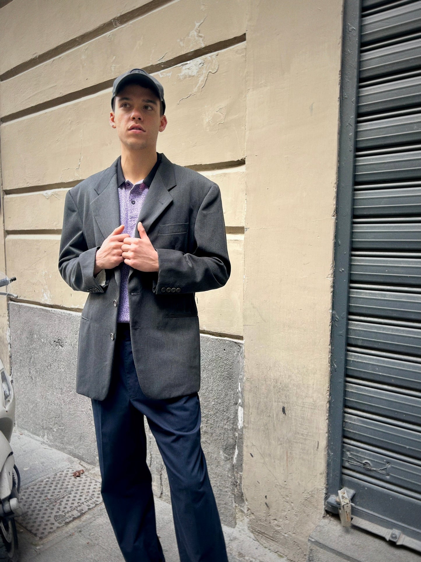 VINTAGE VALENTINO COUTURE 90s OVERSIZED WOOL BLAZER