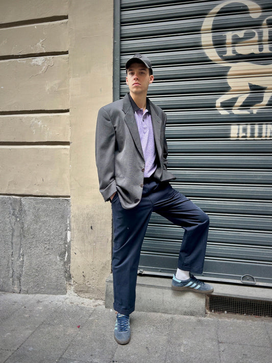 VINTAGE VALENTINO COUTURE 90s OVERSIZED WOOL BLAZER