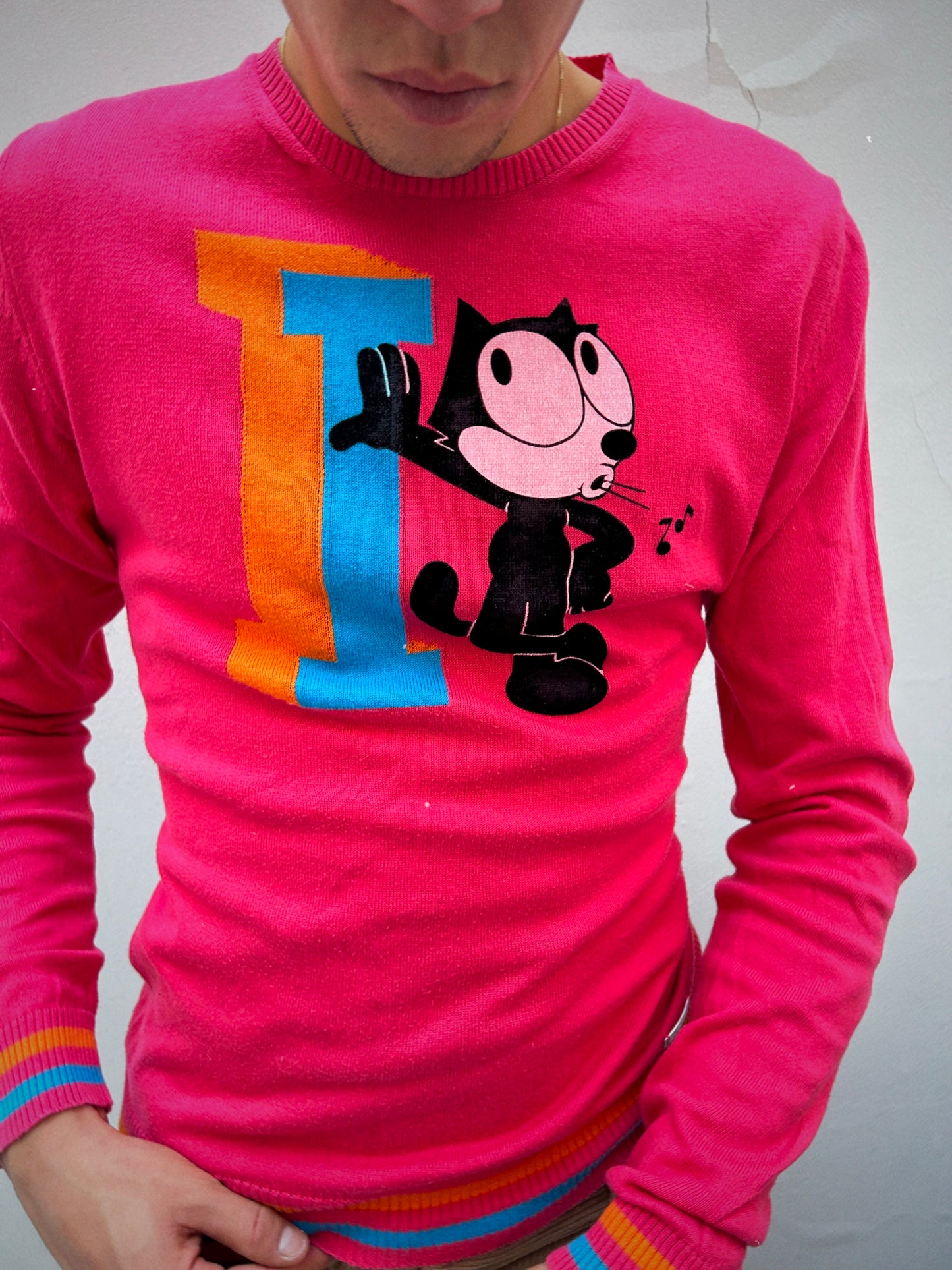 ICEBERG Felix The Cat Cotton Sweater