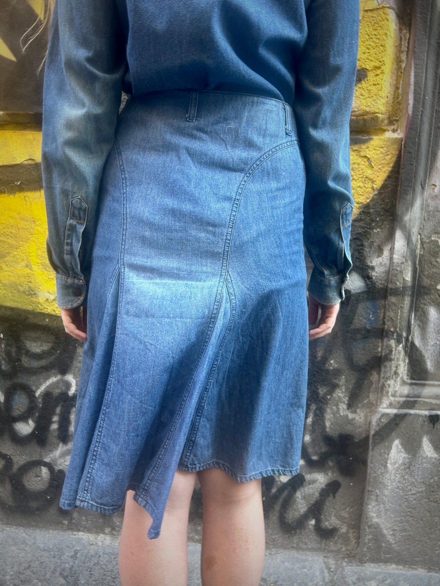Diesel Denim Skirt – Asymmetric