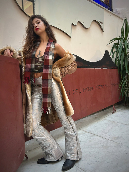 Y2K FAUX FUR COAT