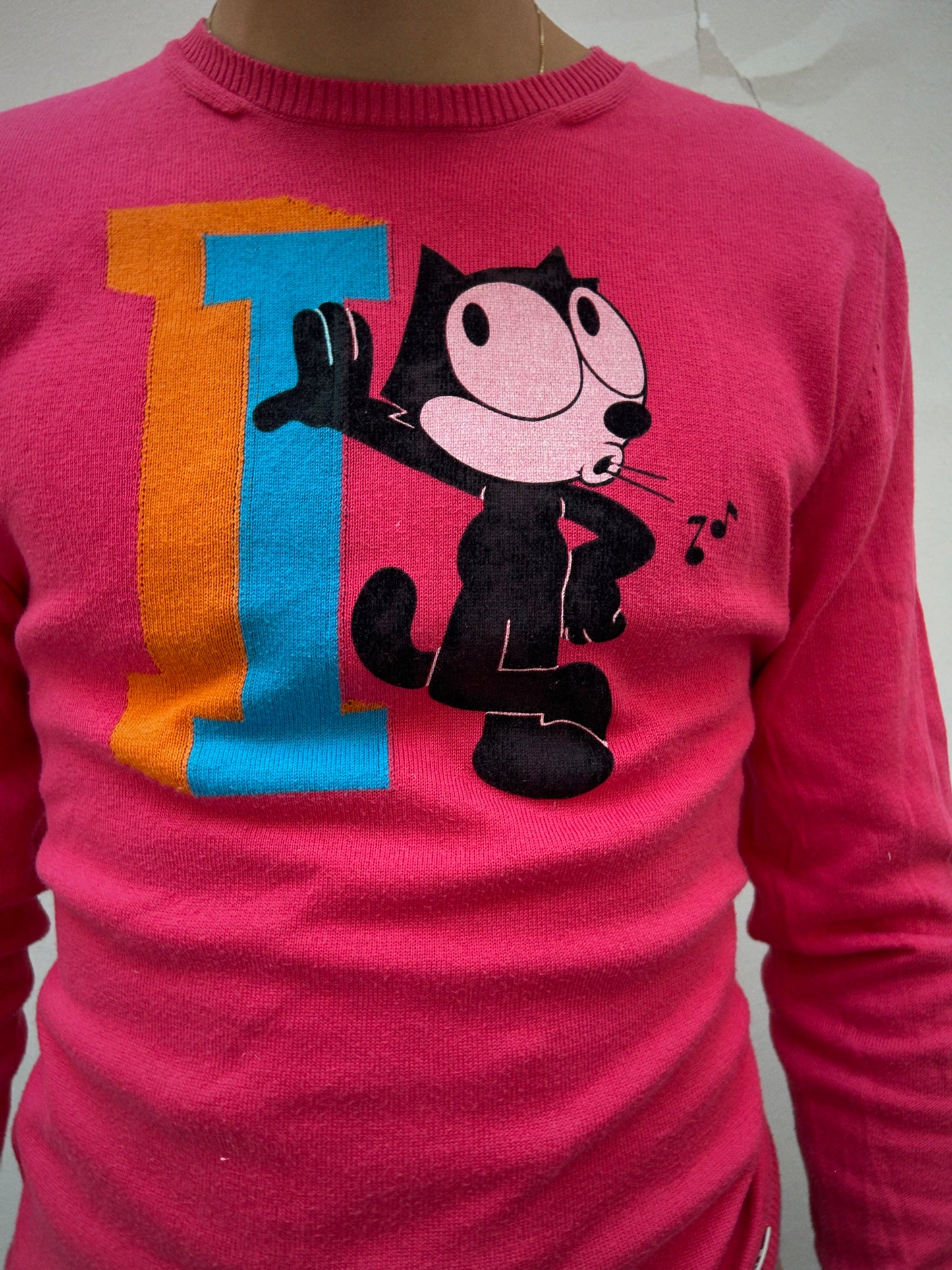 ICEBERG Felix The Cat Cotton Sweater