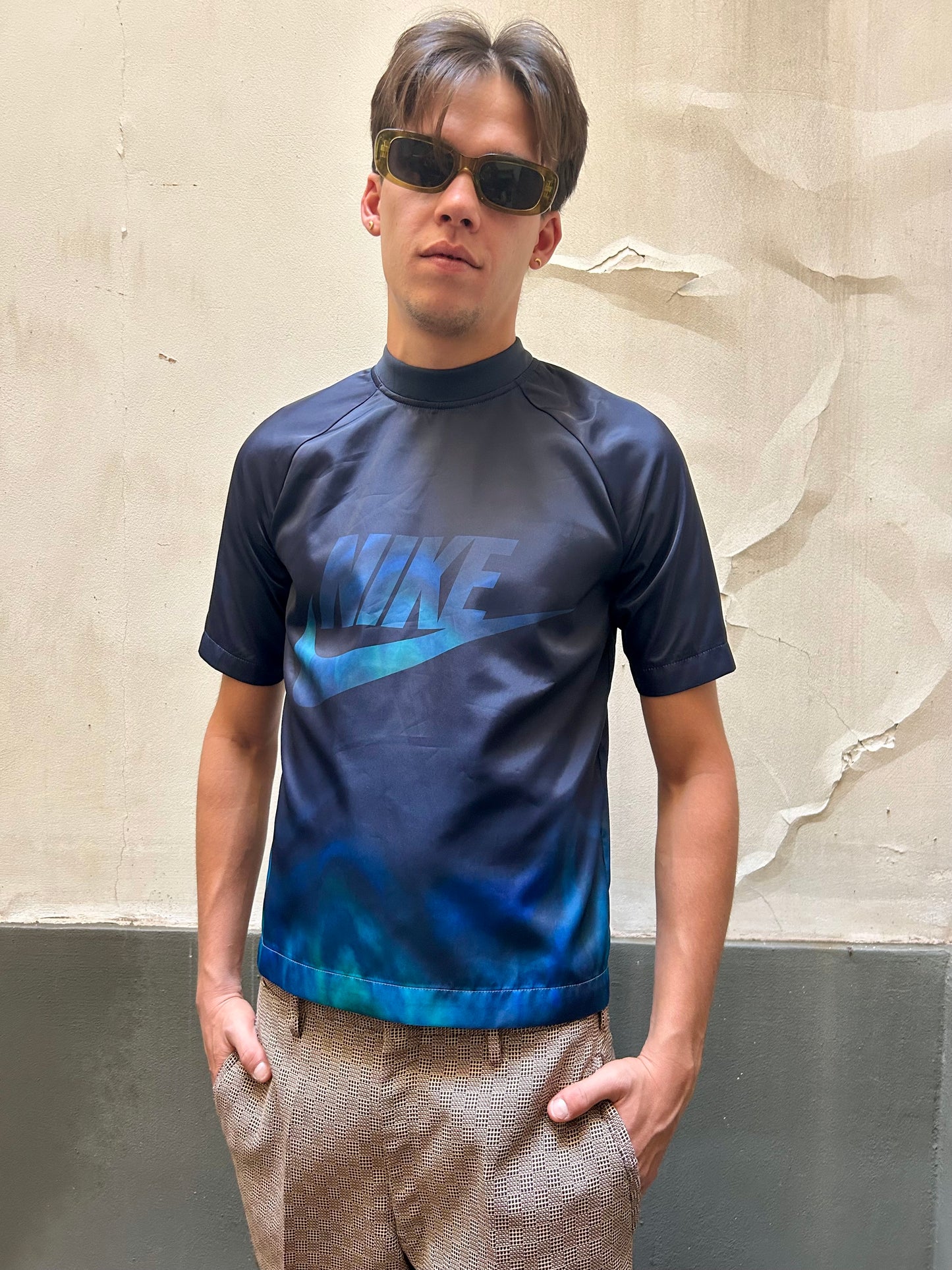 NIKE Scuba T-Shirt — Iridescent Swoosh