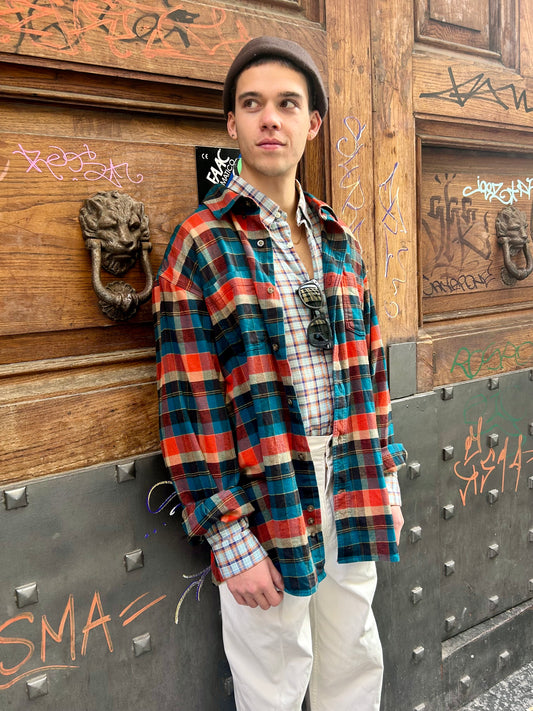 Vintage Carhartt Plaid Flannel Shirt