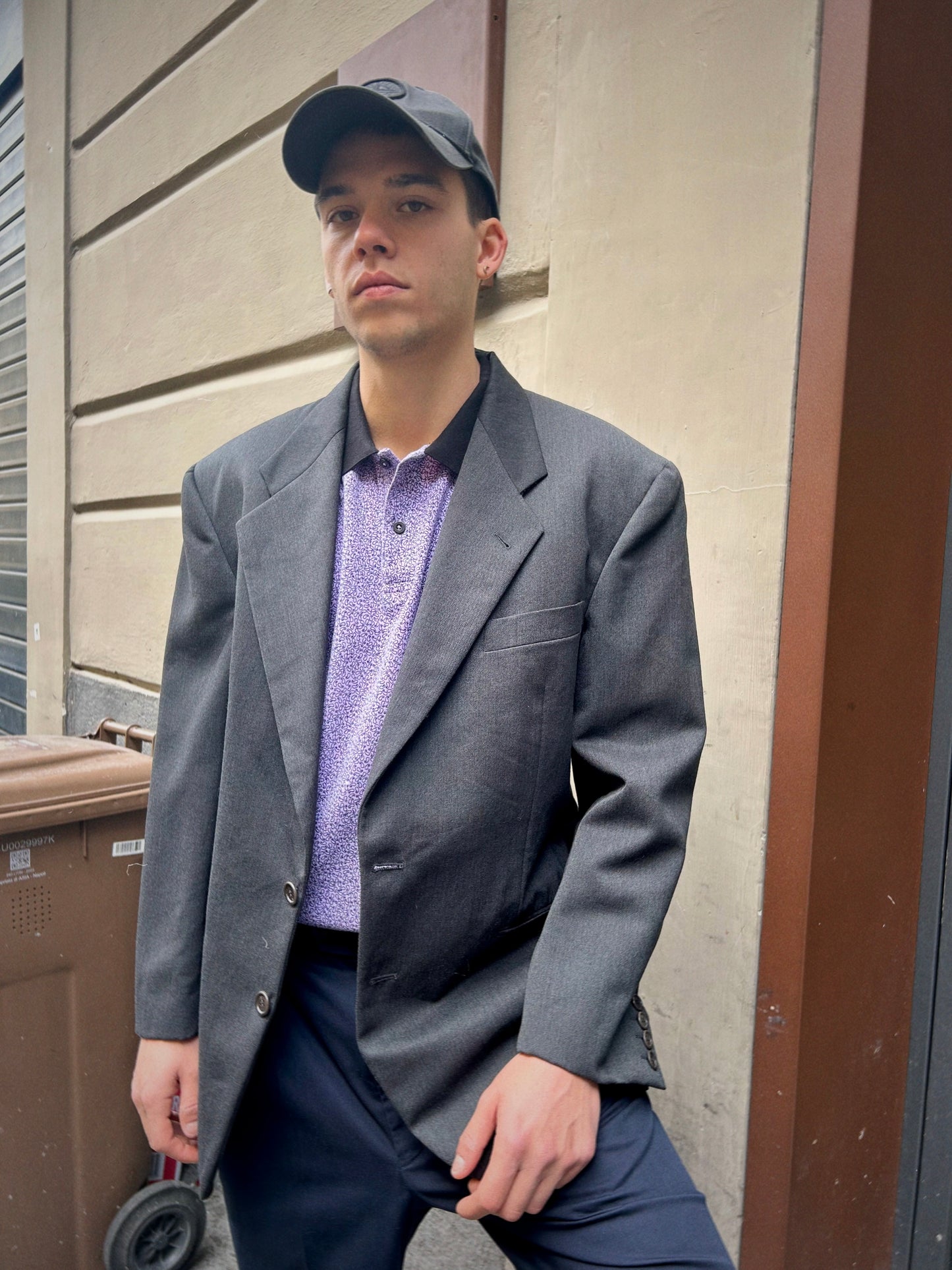 VINTAGE VALENTINO COUTURE 90s OVERSIZED WOOL BLAZER