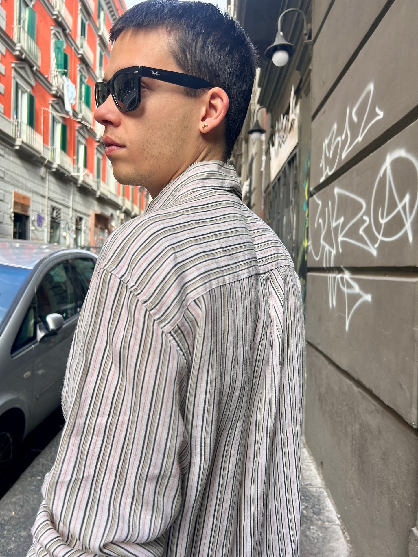 ZEGNA Linen Striped Shirt