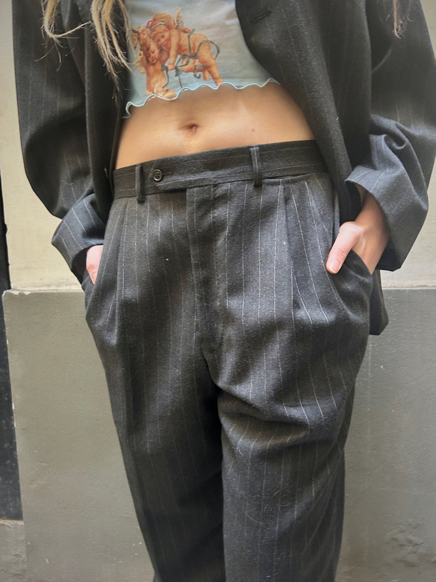 Vintage Pierre Cardin pinstripe suit set