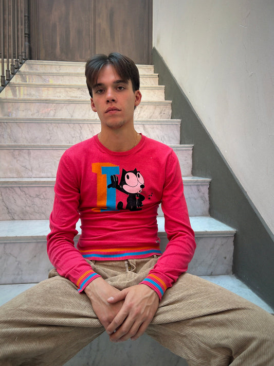 ICEBERG Felix The Cat Cotton Sweater