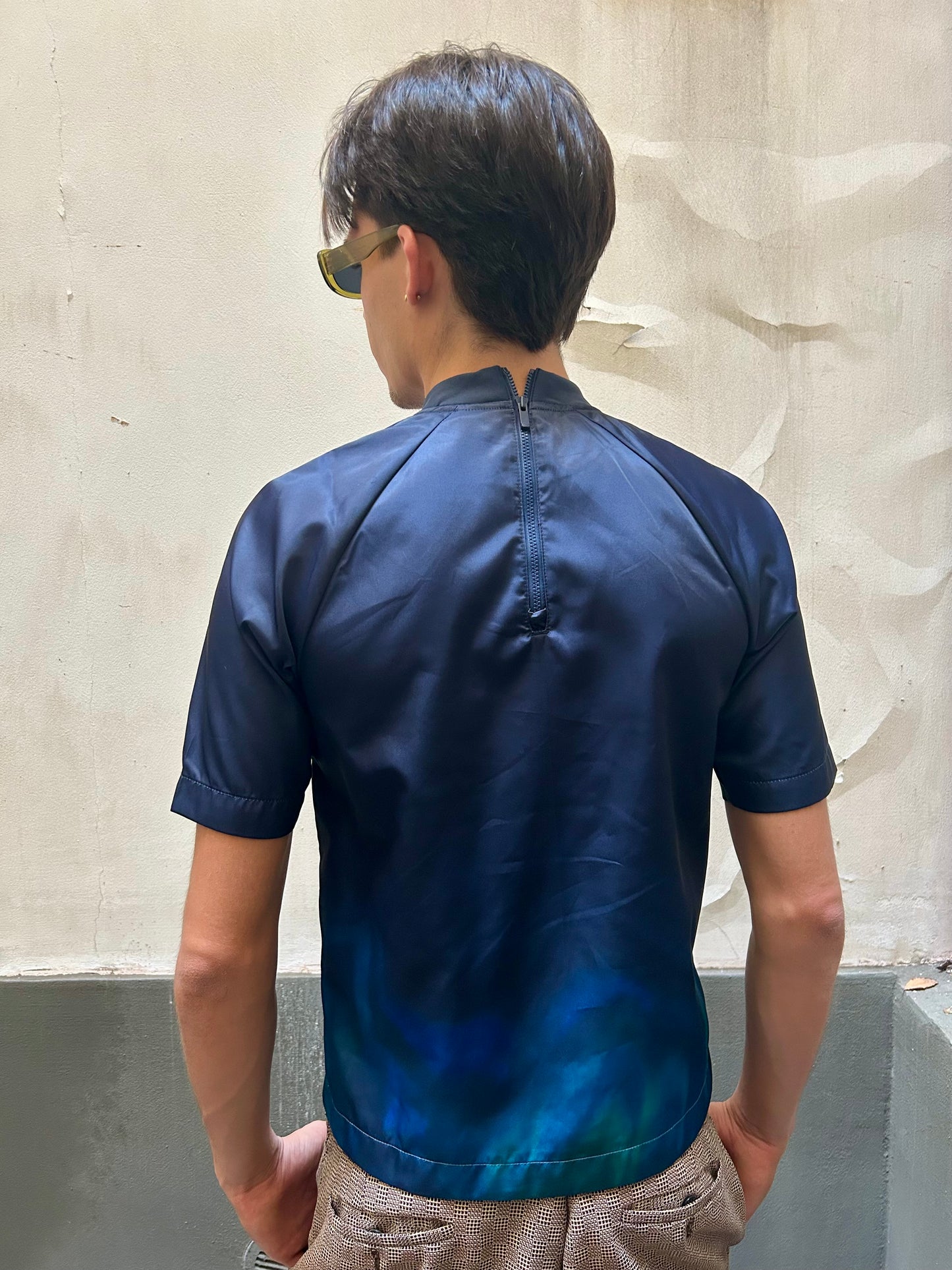 NIKE Scuba T-Shirt — Iridescent Swoosh