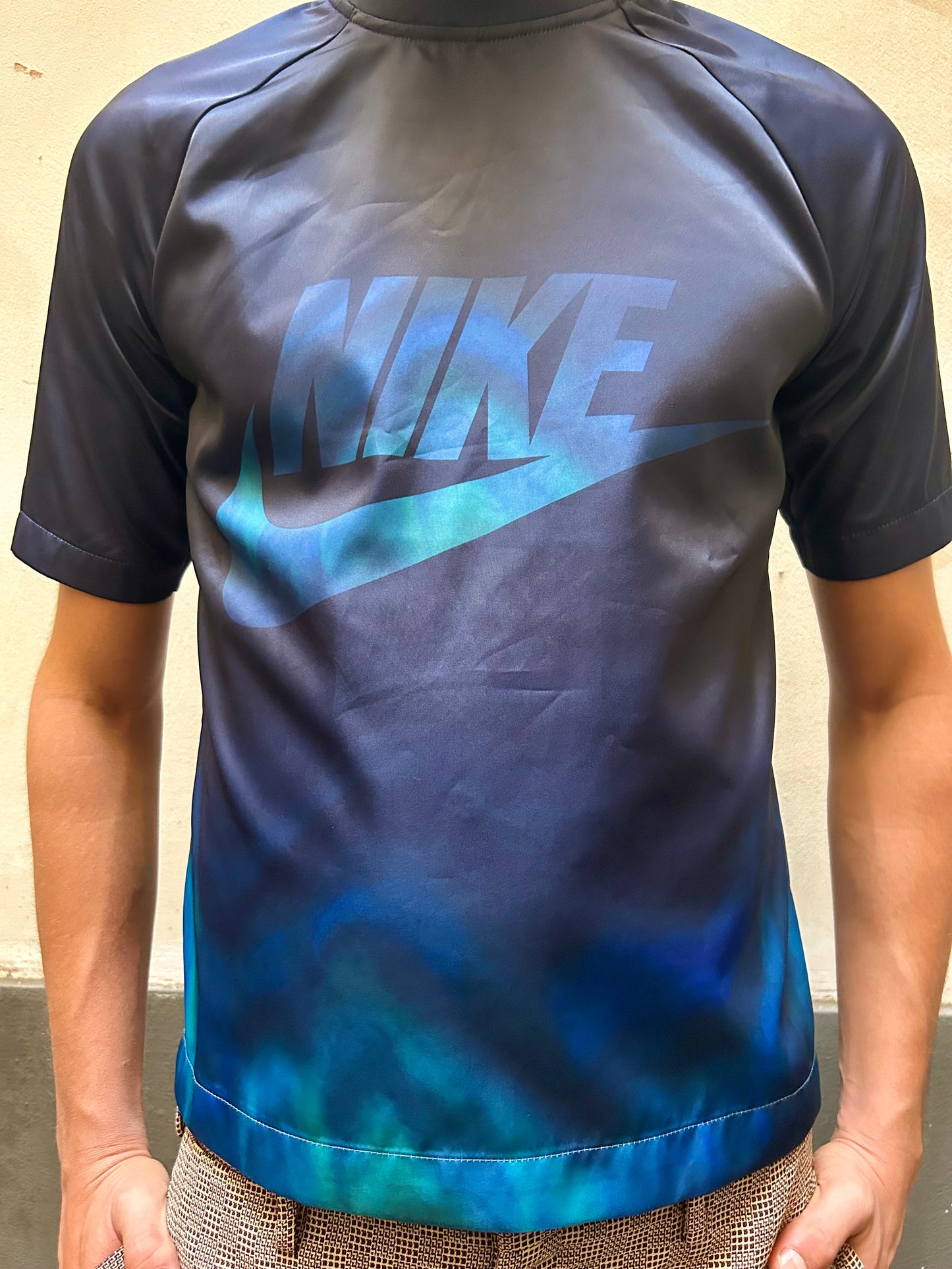 NIKE Scuba T-Shirt — Iridescent Swoosh