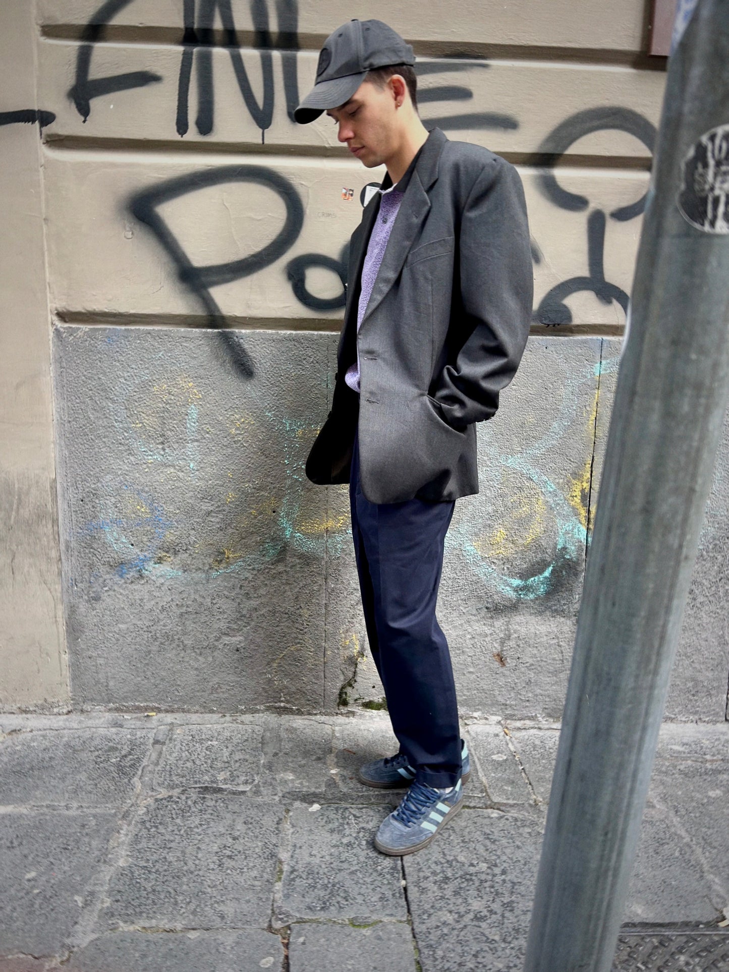 VINTAGE VALENTINO COUTURE 90s OVERSIZED WOOL BLAZER