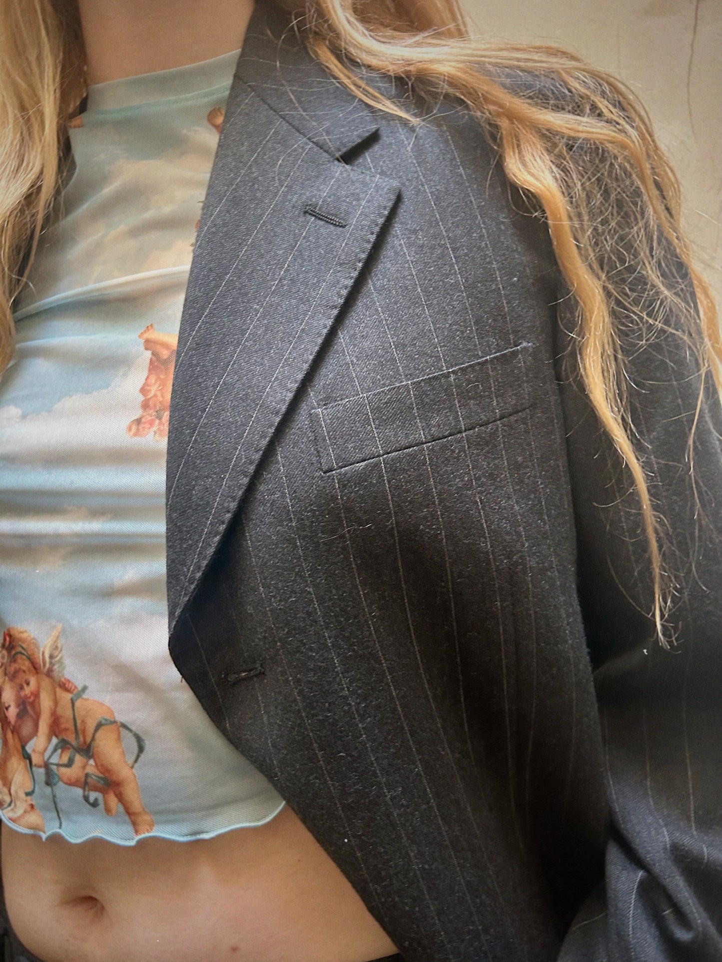 Vintage Pierre Cardin pinstripe suit set