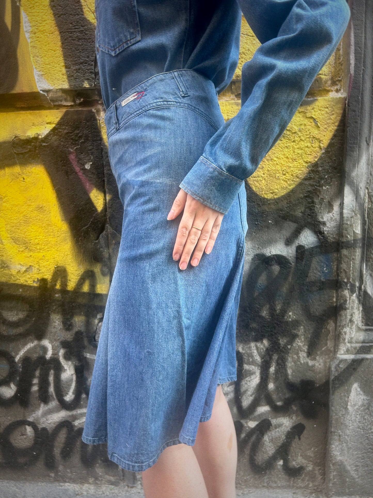 Diesel Denim Skirt – Asymmetric