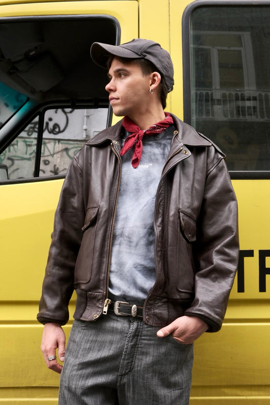 Vintage SCHOTT Leather Flight Jacket