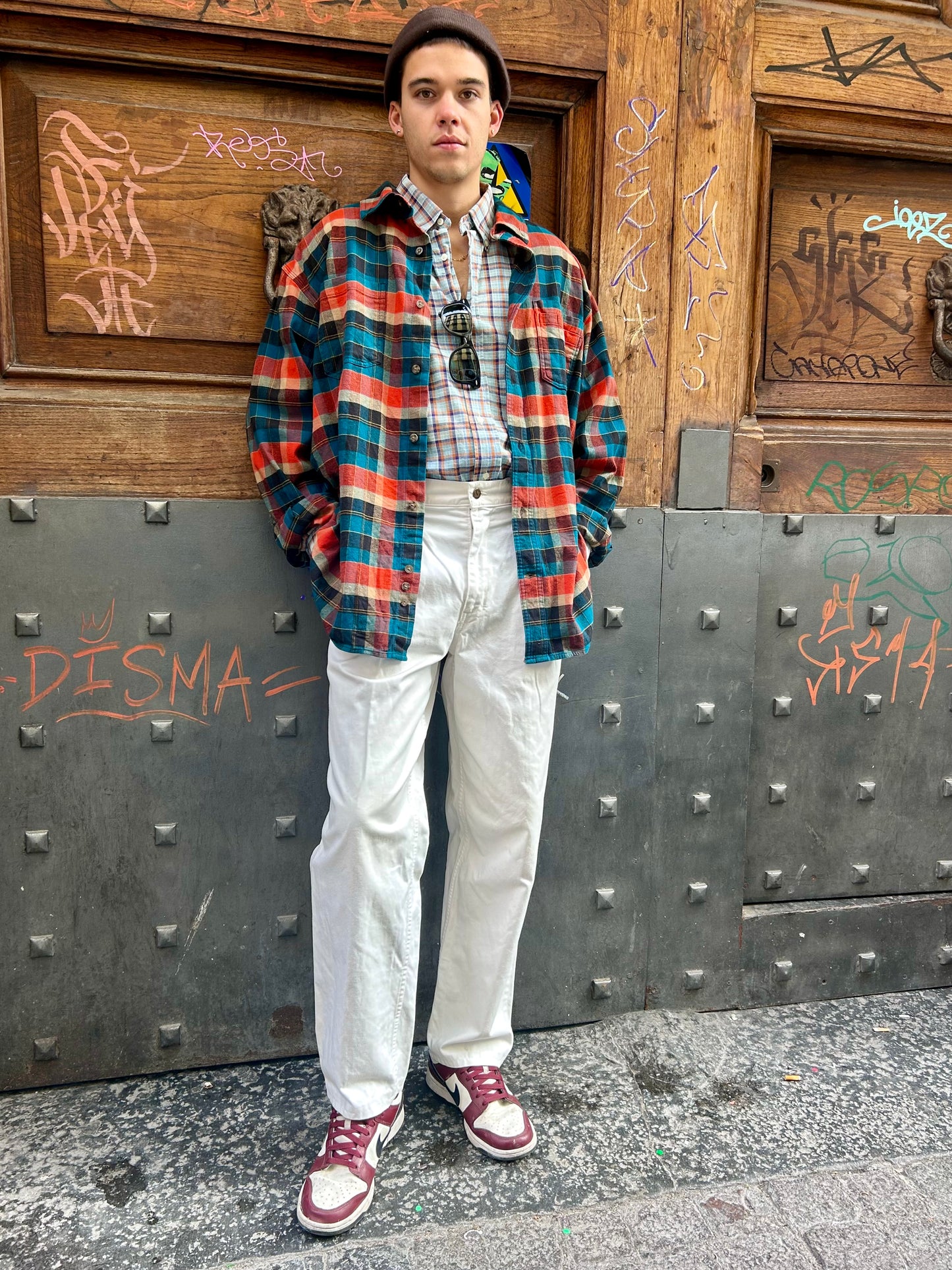 Vintage Carhartt Plaid Flannel Shirt